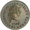 Obverse of 1792 Silver-Center Cent