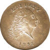 1793 Chain Cent Obverse