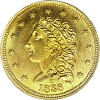 1838-C Classic Head Quarter Eagle Obverse
